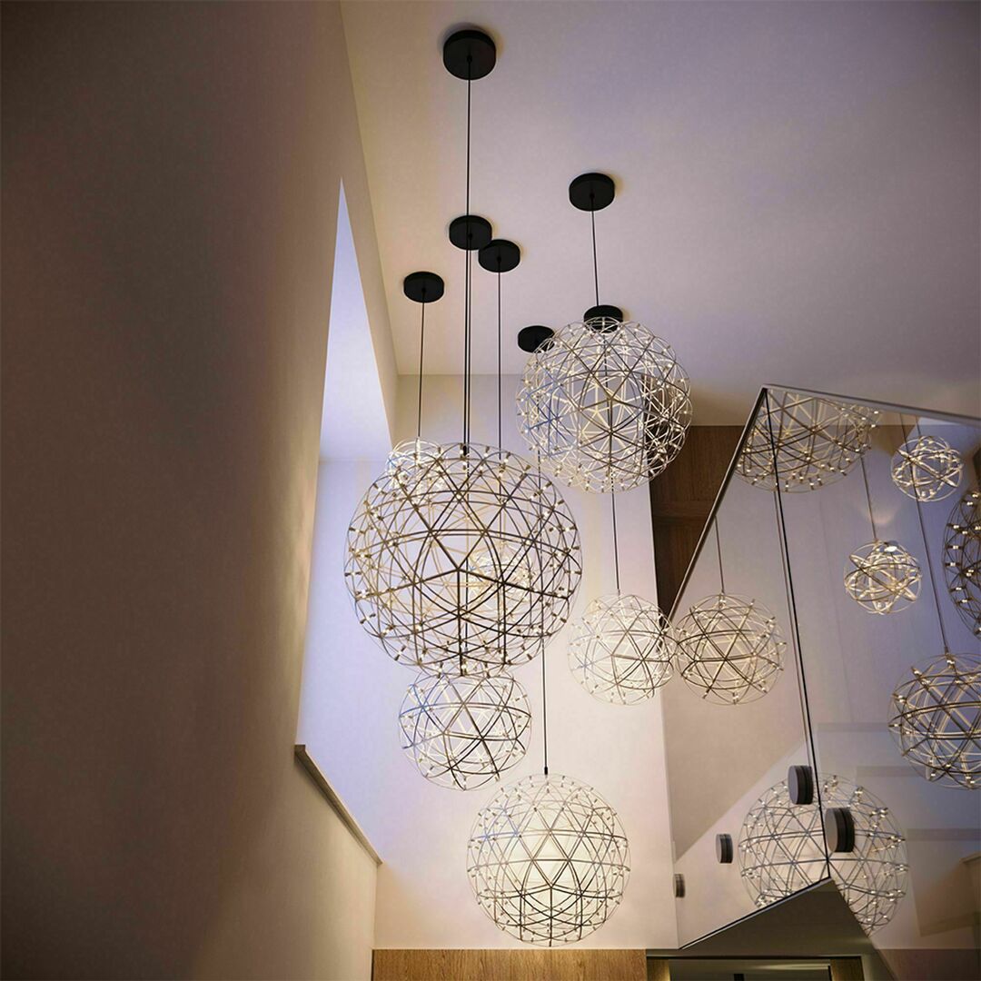 Preview s.luce Atom LED Pendant Light Chrome 30 cm Dimmable Round s.luce Atom LED Pendant Light Chrome 30 cm Dimmable Round