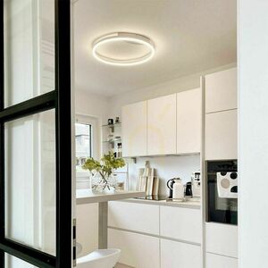 s.luce Ring LED Flush Ceiling Light White 40 cm Dimmable Warm White 3000K small 12