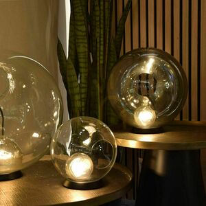 s.luce Orb Brown Glass Ball Table Lamp 40 cm E27 1 s.luce Orb Brown Glass Ball Table Lamp 40 cm E27 small 1