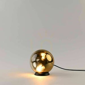 Table Lamp s.luce Orb Brown Glass Ball 30 cm E27 small 10
