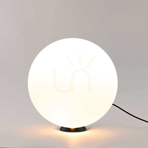 Check s.luce Orb White Glass Table Lamp 40 cm Round Modern E27