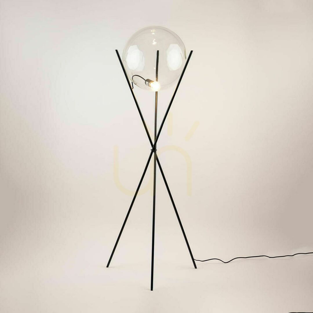 Display s.luce Orb Tripod Floor Lamp Glass Ball 160 cm E27 s.luce Orb Tripod Floor Lamp Glass Ball 160 cm E27