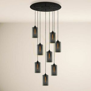 s.luce Cruet XL 8-Light Glass Pendant Light Transparent Oval Chandelier 12 s.luce Cruet XL 8-Light Glass Pendant Light Transparent Oval Chandelier small 12
