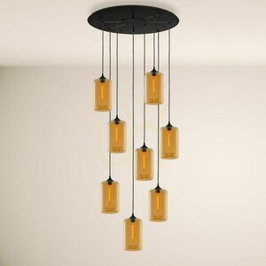 s.luce Cruet XL 8-Light Glass Pendant Light Transparent Oval Chandelier 13 s.luce Cruet XL 8-Light Glass Pendant Light Transparent Oval Chandelier small 13