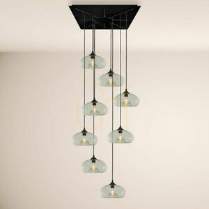 s.luce Cruet XL 8-Light Glass Pendant Light Transparent Oval small 9