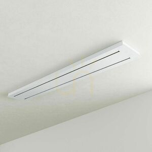Flush Ceiling Light s.luce Modular Beam White Metal Rectangular 160x25 cm small 14