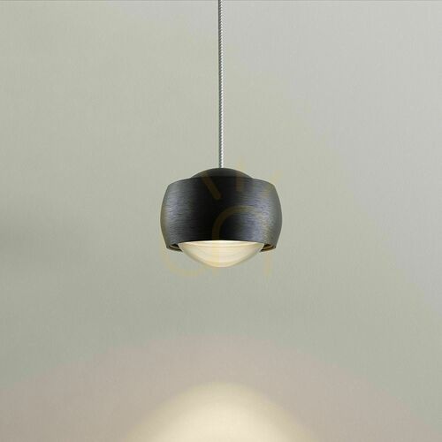 Check Chandelier s.luce Beam LED 5-light Black 60 cm Round Modern Pendant Lamp