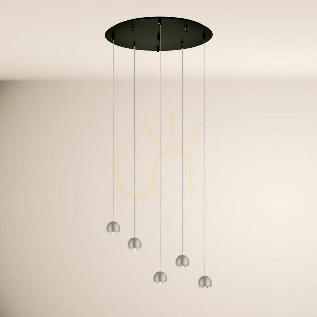 Display s.luce Beam LED Pendelleuchte 3-flammig Schwarz 40 cm Modern Dimmbar s.luce Beam LED Pendelleuchte 3-flammig Schwarz 40 cm Modern Dimmbar