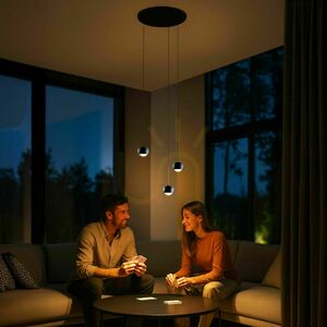 s.luce Beam LED Pendelleuchte 3-flammig Schwarz 40 cm Modern Dimmbar 0 s.luce Beam LED Pendelleuchte 3-flammig Schwarz 40 cm Modern Dimmbar small 0
