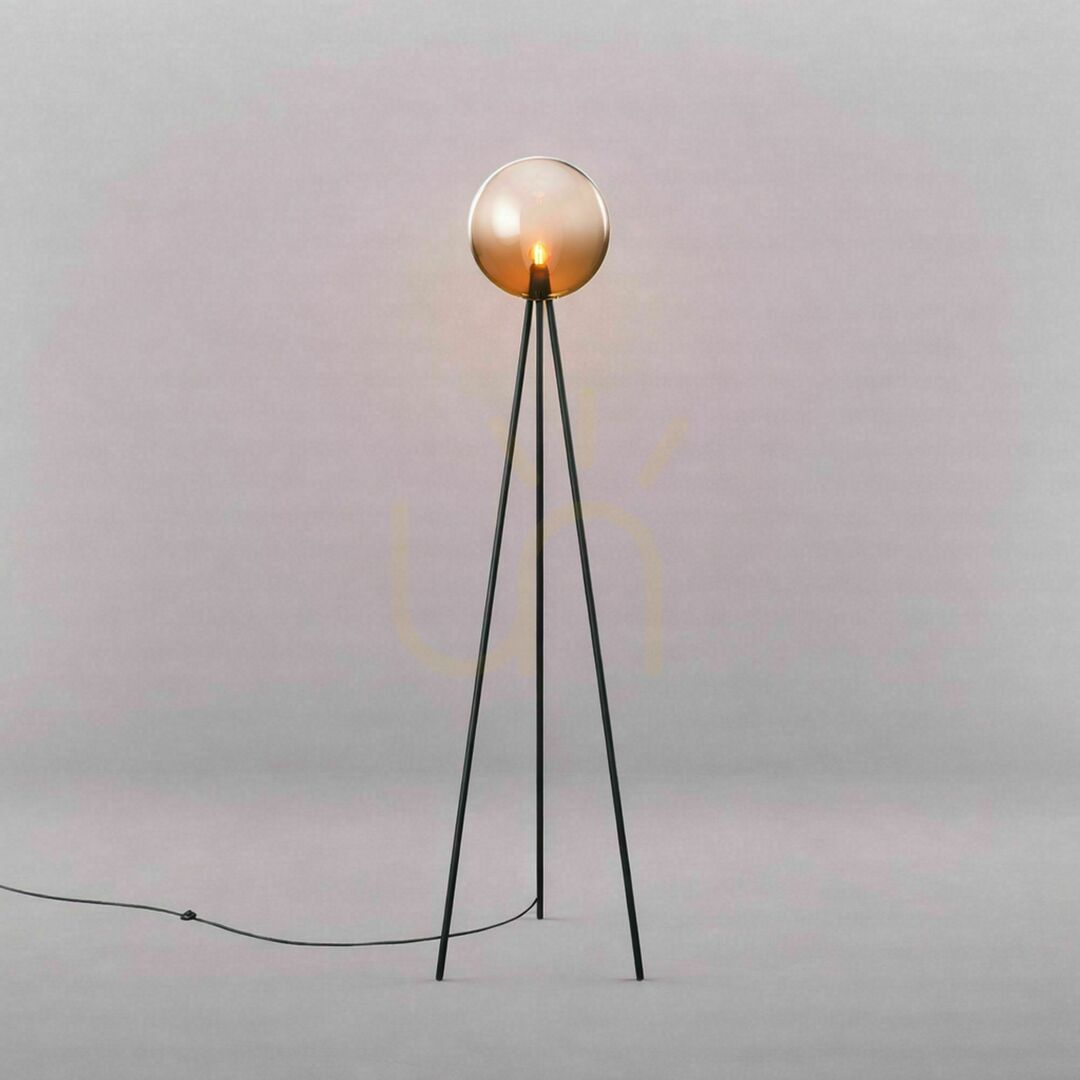 Display s.luce Orb Tripod Floor Lamp Glass Globe Transparent 160 cm s.luce Orb Tripod Floor Lamp Glass Globe Transparent 160 cm