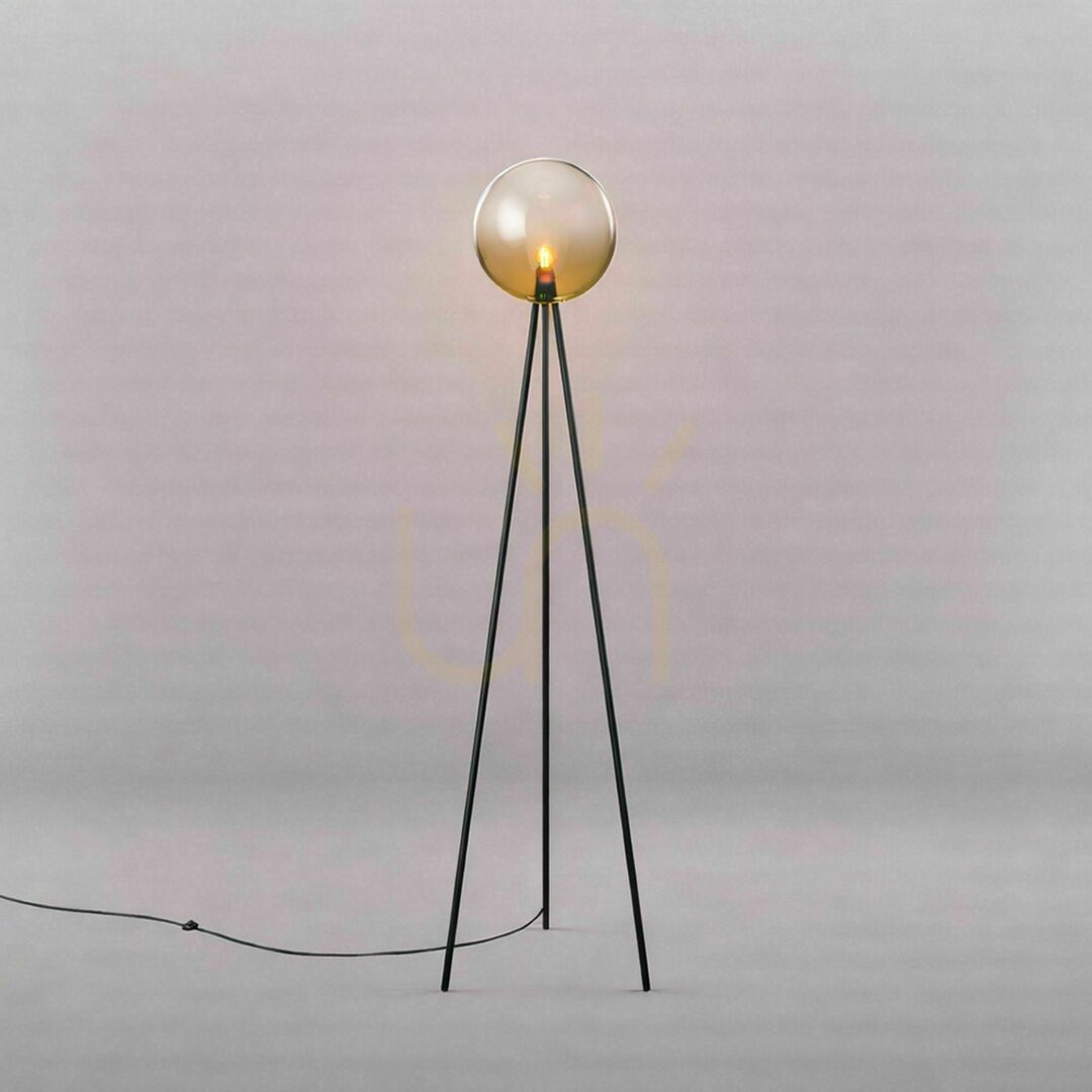 Preview s.luce Orb Smoky Glass Tripod Floor Lamp 160 cm E27 s.luce Orb Smoky Glass Tripod Floor Lamp 160 cm E27
