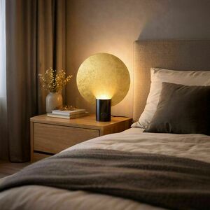 s.luce Cloud table lamp black Ø 40 cm GU10 with rotary dimmer small 4