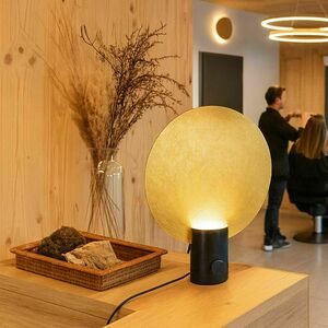 s.luce Cloud table lamp black Ø 40 cm GU10 with rotary dimmer small 5