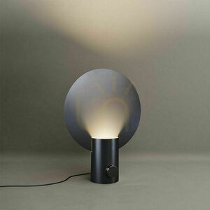 s.luce Cloud table lamp black Ø 40 cm GU10 with rotary dimmer small 9