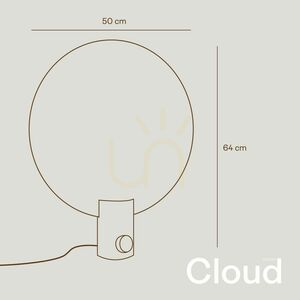 s.luce Cloud Table Lamp Gold Metal Dimmable 50 cm Round 8 s.luce Cloud Table Lamp Gold Metal Dimmable 50 cm Round small 8