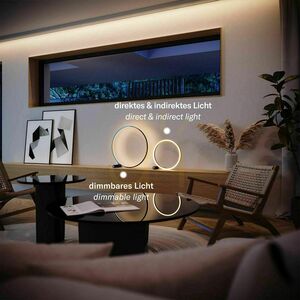 s.luce Ring LED Tischlampe Gold 40 cm dimmbar Warmweiß Metal Modern 2 s.luce Ring LED Tischlampe Gold 40 cm dimmbar Warmweiß Metal Modern small 2