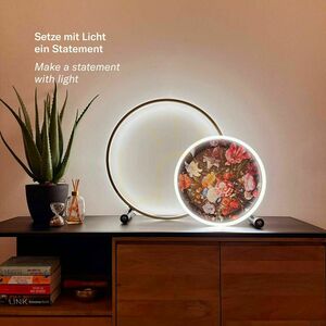 s.luce Ring LED Tischlampe Gold 40 cm dimmbar Warmweiß Metal Modern 7 s.luce Ring LED Tischlampe Gold 40 cm dimmbar Warmweiß Metal Modern small 7