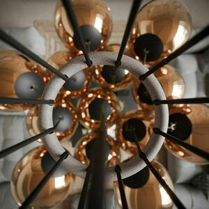 s.luce Combinizer ring for multi-light pendant luminaires, black, Ø 9.5 cm small 2
