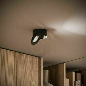 s.luce Santa Neo LED ceiling spotlight, white/black, surface-mounted, 11W 4000K 840 lm, dimmable small 3