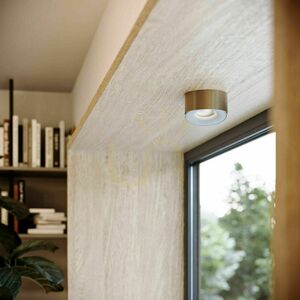 s.luce Santa Neo LED Deckenstrahler Gold 11W 4000K dimmbar 360° rund small 11