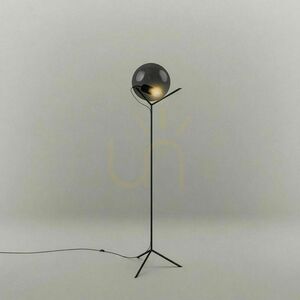 s.luce Orb Copper Glass Globe Floor Lamp 180 cm small 8