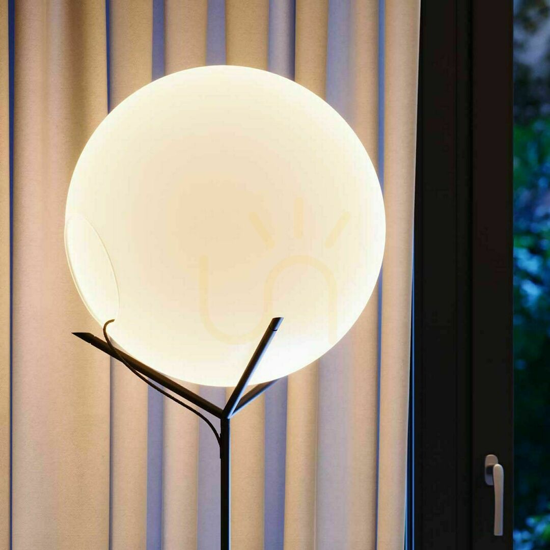 Show s.luce Orb Poseidon Brown Glass Floor Lamp 180 cm s.luce Orb Poseidon Brown Glass Floor Lamp 180 cm