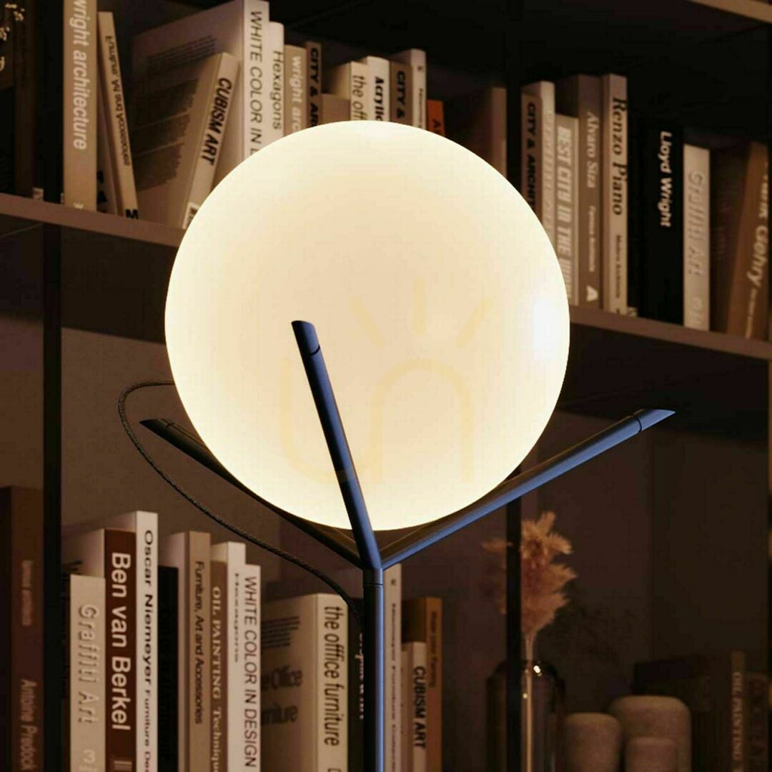 View s.luce Orb Copper Glass Globe Floor Lamp 170 cm s.luce Orb Copper Glass Globe Floor Lamp 170 cm