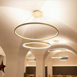 s.luce Ring LED 2-Light Centric Pendant Light Black Round Modern 0 s.luce Ring LED 2-Light Centric Pendant Light Black Round Modern small 0