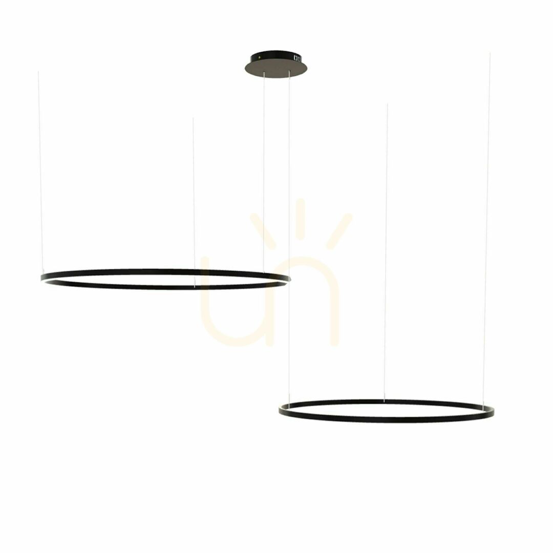 Check s.luce Ring LED Hängeleuchte 2-flammig Weiß 120 cm dimmbar s.luce Ring LED Hängeleuchte 2-flammig Weiß 120 cm dimmbar