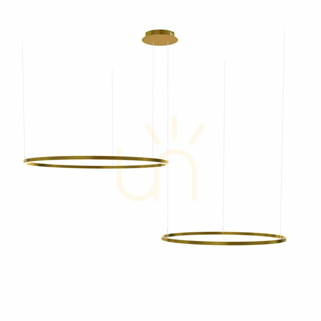 Preview s.luce Ring LED Hängeleuchte 2-flammig Weiß 120 cm dimmbar s.luce Ring LED Hängeleuchte 2-flammig Weiß 120 cm dimmbar