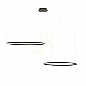 s.luce Ring LED Pendant Light 2-Light Gold 100 cm Dimmable Warm White small 10