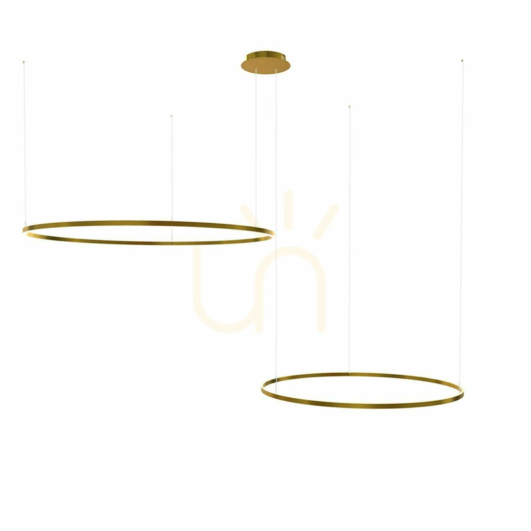 Display s.luce Ring LED Pendelleuchte 2-flammig schwarz 100 cm dimmbar s.luce Ring LED Pendelleuchte 2-flammig schwarz 100 cm dimmbar