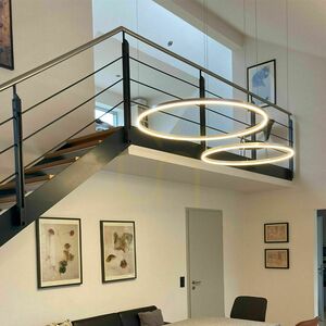 s.luce LED Ring 2-flammige Pendelleuchte Silber Ø 80/60 cm dimmbar 5 s.luce LED Ring 2-flammige Pendelleuchte Silber Ø 80/60 cm dimmbar small 5