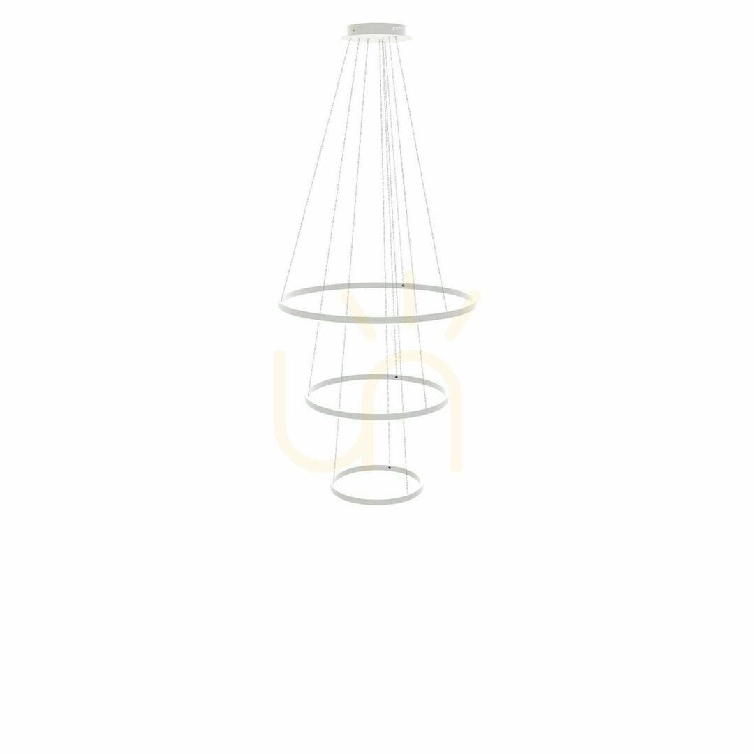 Preview s.luce Ring LED Pendelleuchte 3-flammig weiß rund modern 3000K drehbar s.luce Ring LED Pendelleuchte 3-flammig weiß rund modern 3000K drehbar