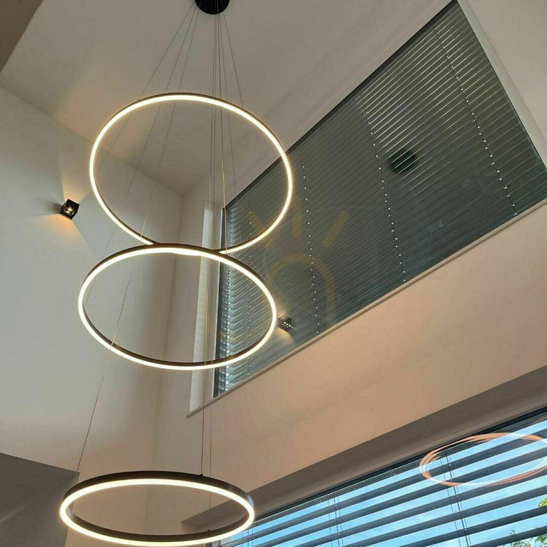 Preview s.luce Ring LED Pendant Light 3-Light Black 80/60/40 cm Dimmable s.luce Ring LED Pendant Light 3-Light Black 80/60/40 cm Dimmable