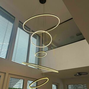s.luce Ring LED 5-Light Golden Round Pendant Light 13 s.luce Ring LED 5-Light Golden Round Pendant Light small 13