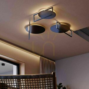 Flush Ceiling Light s.luce Artus LED White 50 cm Round Metal Dimmable 3000 K 1 Flush Ceiling Light s.luce Artus LED White 50 cm Round Metal Dimmable 3000 K small 1