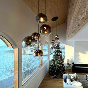 s.luce Orb 5-arm Black Glass Metal Chandelier 10 s.luce Orb 5-arm Black Glass Metal Chandelier small 10