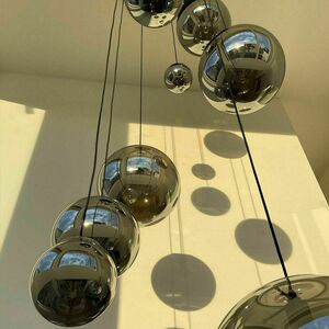 s.luce Orb Smoky Glass 12-Light Modular Chandelier 8 s.luce Orb Smoky Glass 12-Light Modular Chandelier small 8