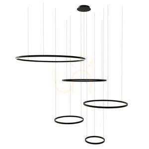 s.luce Ring LED 5-Light Pendant Light White Dimmable 3000K Round Minimalist 11 s.luce Ring LED 5-Light Pendant Light White Dimmable 3000K Round Minimalist small 11