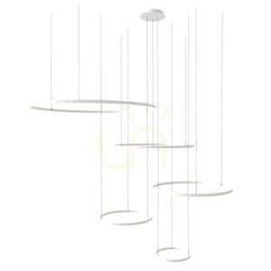 s.luce Ring LED 5-Light Pendant Light White Dimmable 3000K Round Minimalist 12 s.luce Ring LED 5-Light Pendant Light White Dimmable 3000K Round Minimalist small 12