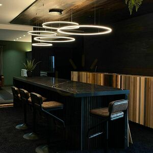 s.luce Ring LED 5-Light Pendant Light White Dimmable 3000K Round Minimalist 4 s.luce Ring LED 5-Light Pendant Light White Dimmable 3000K Round Minimalist small 4
