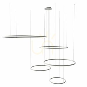 s.luce Ring LED 5-Light Black Round Pendant Chandelier 10 s.luce Ring LED 5-Light Black Round Pendant Chandelier small 10