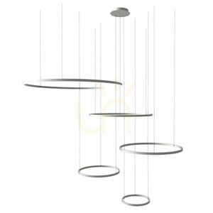 s.luce Ring LED 5-Light Black Round Pendant Chandelier 14 s.luce Ring LED 5-Light Black Round Pendant Chandelier small 14