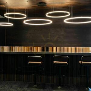 s.luce Ring LED 5-Light Black Round Pendant Chandelier 7 s.luce Ring LED 5-Light Black Round Pendant Chandelier small 7