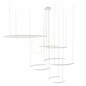 s.luce Ring LED 5-Light Black Round Pendant Chandelier 8 s.luce Ring LED 5-Light Black Round Pendant Chandelier small 8
