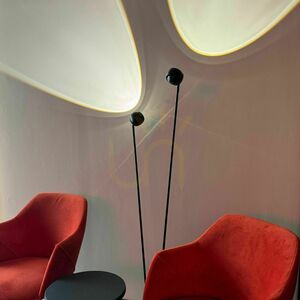 s.luce Beam Black LED Floor Lamp 145 cm 2-Light Touch Dimmer small 11