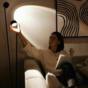 s.luce Beam Black LED Floor Lamp 145 cm 2-Light Touch Dimmer small 4