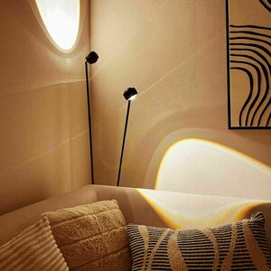 s.luce Beam Black LED Floor Lamp 145 cm 2-Light Touch Dimmer small 6