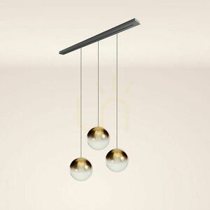 s.luce Orb 3-flammiger Glas-Hängeleuchter Rauchgrau Ø40 cm E27 small 10